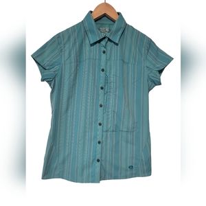 Mountain Hardwear Women shirt short sleeve lightweight casual hiking Size 6.